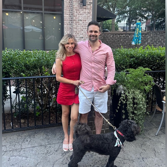 Reformation Zarae Linen Dress Red Size 0 - Picture 4 of 4